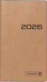 BRUNNEN Zakagenda Mod. 753 2026 | A6, karton, bruin