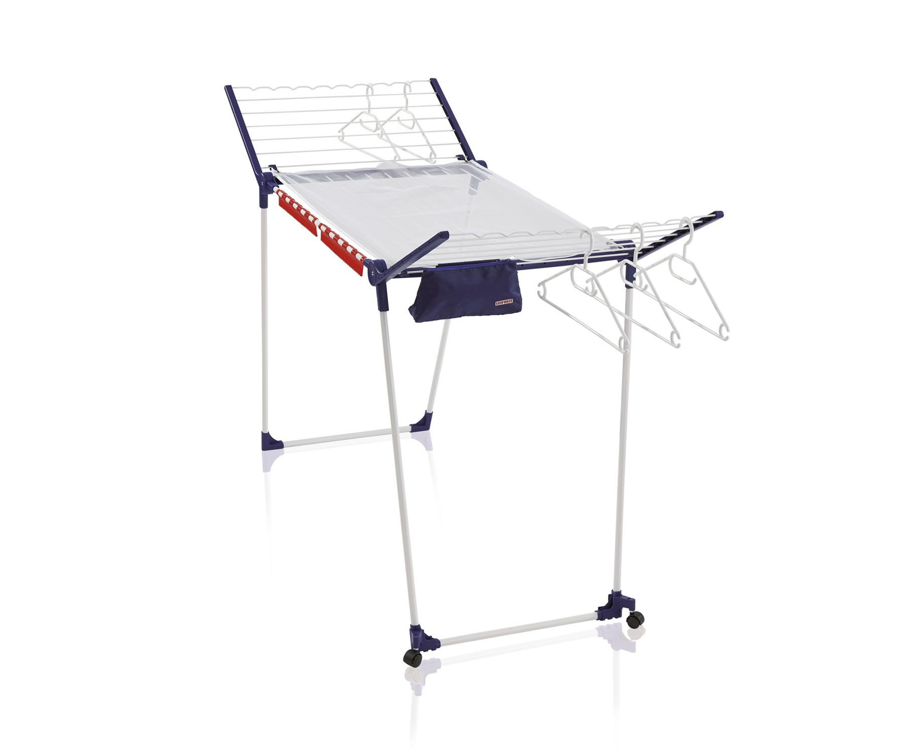 Leifheit Pegasus 200 Solid Deluxe Mobile Droogrek - 20 m - Met Wieltjes