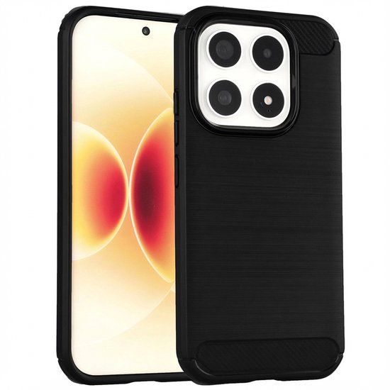 imoshion Brushed Backcover voor de Xiaomi 17 - Zwart