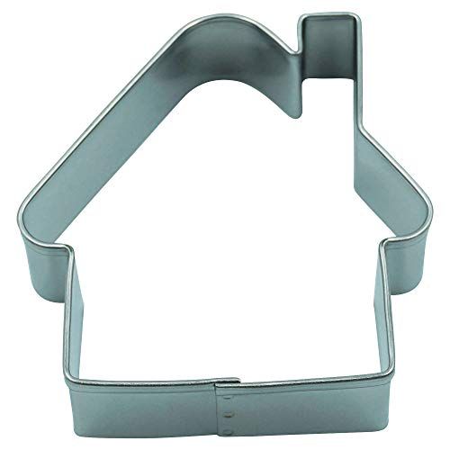 Koekjessnijder huis 5,3 cm R4 roestvrij staal vaatwasmachinebestendig