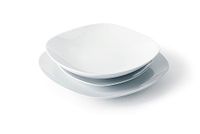 Excelsa Square tafelservies, 18-delig, porselein, wit