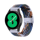 Samsung Braided nylon bandje - Multicolor Dark - Galaxy watch 7 / Galaxy Watch FE - 40mm & 44mm