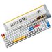 Ticktype DP104 Clavier américain anglais blanc USB + RF sans fil + Bluetooth