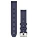 Garmin Quickfit® 22 Siliconen Horlogeband Blauw/Grijs/Zilverkleurig