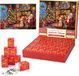 Merkloos / Sans marque Ecomspace Jigsaw puzzel 70 x 50 cm - Adventskalender 2025 met 24 dozen - 1008 puzzelstukjes - Kerstkalender countdown cadeaus - Volwassenen en kinderen
