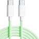 Co2 USB-C naar USB-C Kabel - Snelladen 60W - 1 meter - Groen