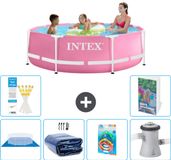 Intex Rond Frame Zwembad - 244 x 76 cm - Roze