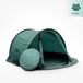HUSH. Outdoor Hush outdoor - campingtent 2 tot 3 persoons - pop up systeem - met ophanghaakje en opbergvakken - inc. draagzak - groen