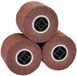 vidaXL Schuurrollers - 3 st - Bruin - 12 x 12 x 10 cm - Synthetische vezel