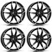 Rial 4 Lucca jantes, 8.0x19 pouces, ET40, 5x112, SWFP, adaptées pour INFINITI QX30