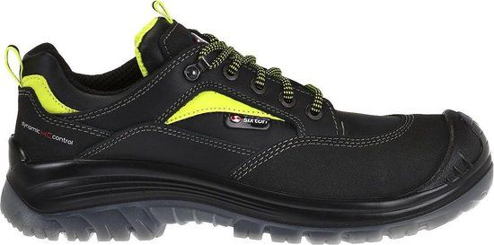 Sixton Peak Land 81153-18 S3 Werkschoenen Zwart/Lime Maat 45