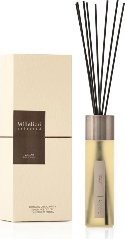 Millefiori Milano Millefiori Selected Geurstokjes 350 ml - Cedar