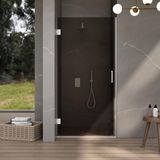 FortiFura Galeria Douchedeur - 60x200cm - Rookglas - Mat Wit