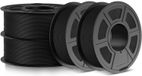 PETG Filamentbundel, noir, 4 x 1,1 kg, 1,75 mm, pour des vitesses d'impression élevées