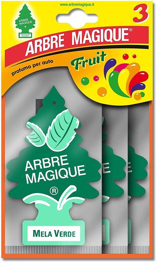 Arbre Magique Luchtverfrisser Mela Verde - 3 stuks