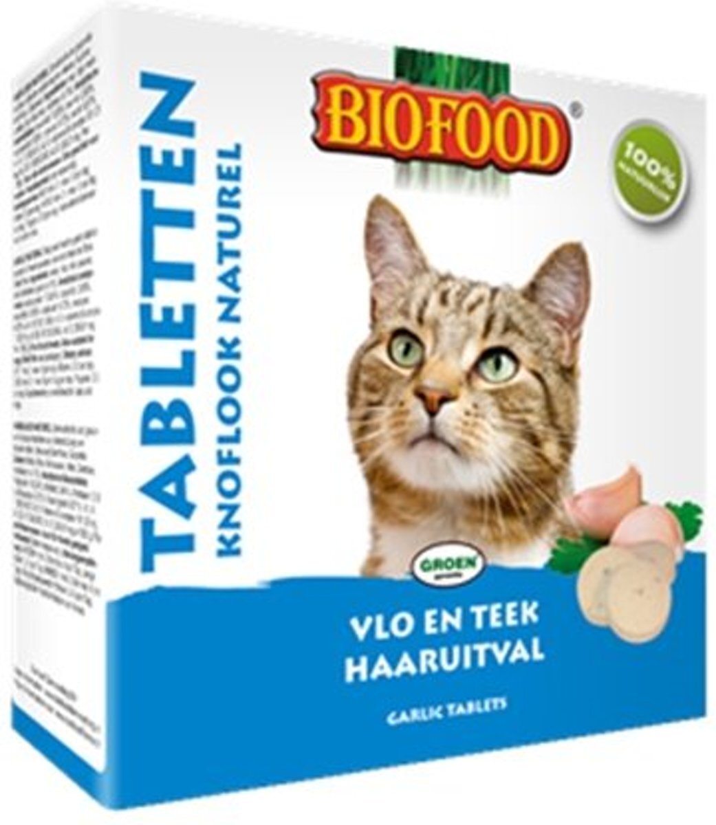 BIOFOOD Kattensnoepjes Anti Vlo NATUREL 100 stuks
