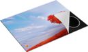 Chefcare Inductie Beschermer Rode Liefde Boom in een Hart Vorm - 77x59 cm - Inductie Mat