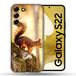 Beschermhoes Samsung Galaxy S22 Beschermhoes Eekhoorn Hout