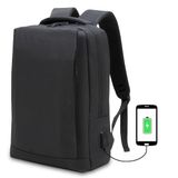 WAYTEX 71050 Urban Rugzak Laptop PC 15 inch Man Vrouw Student Waterdicht met USB-oplaadpoort Meerdere Zakken Zwart