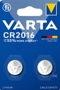 Varta Pile CR2016 - Piles domestiques - 2 pièces