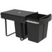 HOMCOM Armoires de cuisine - Noir