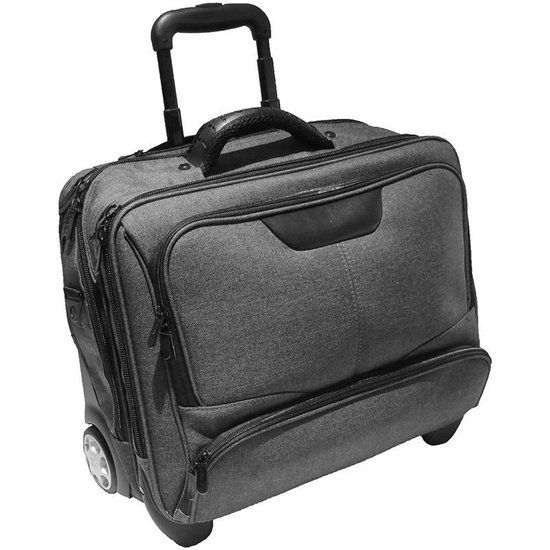 Dermata Business Laptop Trolley Canvas 3456CV - Grijs