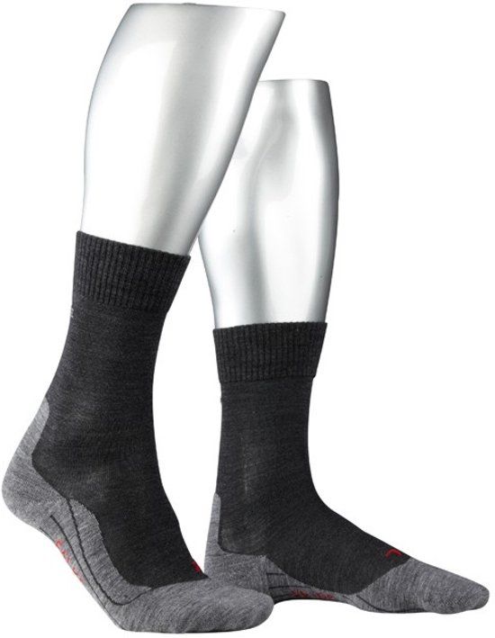 FALKE Ergonomic Sport System TK5 Wool Wandelsokken Dames Grijs Maat 39/40