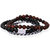 Memphis TRIO Herenarmbanden set The Warrior-19cm