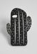 Mister Tee Phonecase Cactus iPhone 7/8, SE Zwart/White