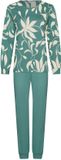 Pastunette - Nordic Leaf - Pyjama - Katoen/Modal - Groen - Maat 46
