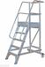 Solide échelle simple droite 7m 8 barreaux 2 parties EN131 250kg