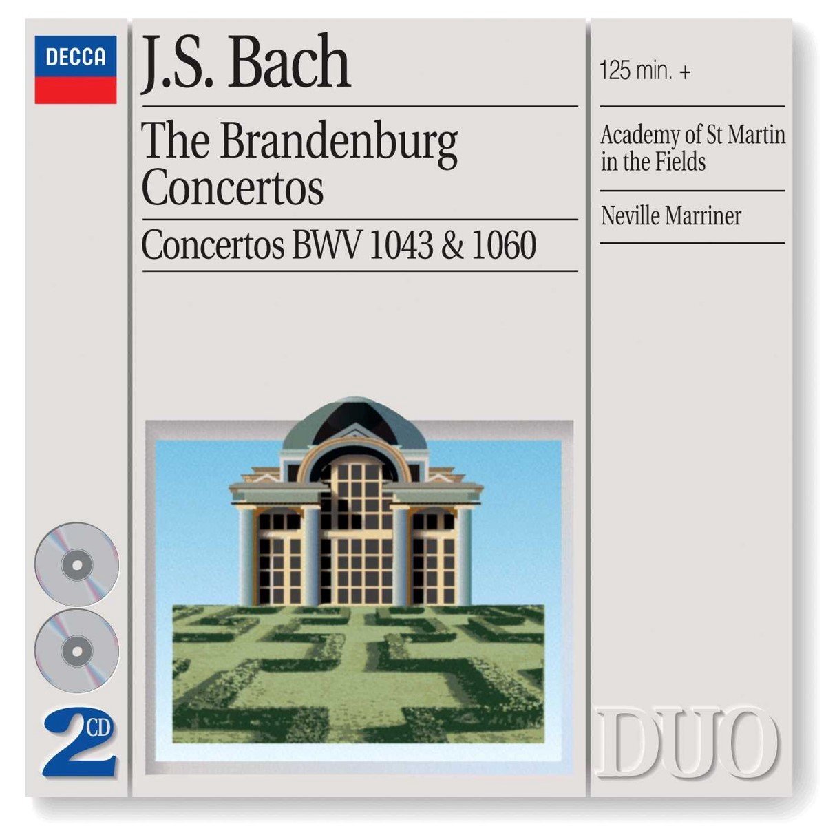 Universal Music Nederland Johann Sebastian Bach: Concerti Brandeburghesi Nr 1-6 Bwv1046-1051 - Concerti Bwv1043 Bwv1060