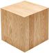 Jan Kurtz Kruk, hout, bruin, 45 x 45 x 46,5 cm