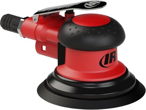 Ingersoll Rand Pneumatische Vlakschuurmachine 5152-6-HL, Excentrische Schuurmachine op Lucht, 6", Diameter 3/32" Haak en Lus Pad, 1 Stuk