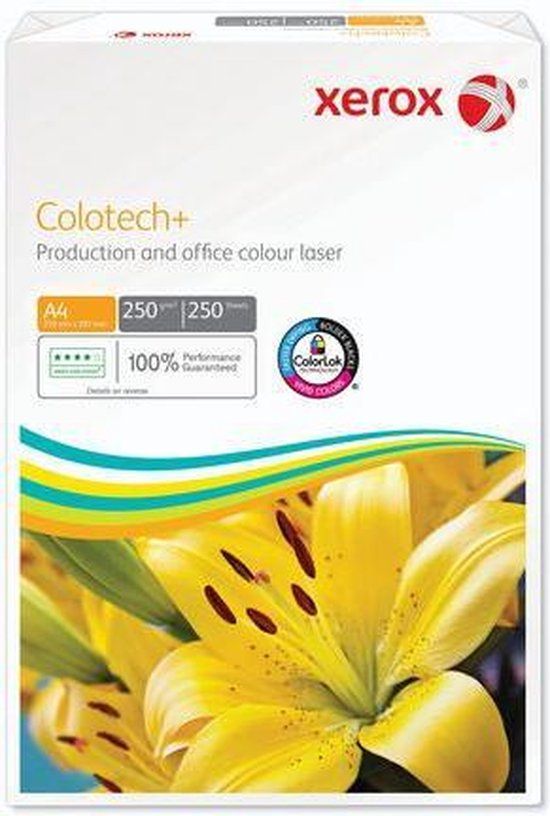 Xerox Colotech+ Printer Paper A4 White 250 Sheets