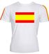 RBR Luchtverfrisser T-shirt Spanje Luchtverfrisser Auto - Spanje - Vlag Spanje - Geur Pin - Achteruitkijkspiegel Hanger