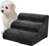 Relaxdays Escaliers pour chien - 35 cm - antidérapant - pour petits chiens - noir
