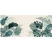 Papier peint panoramique feuilles tropicales
