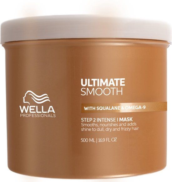 Wella Professionals Ultimate Smooth Masker - Haarmasker voor Droog & Pluizig Haar - 500 ml