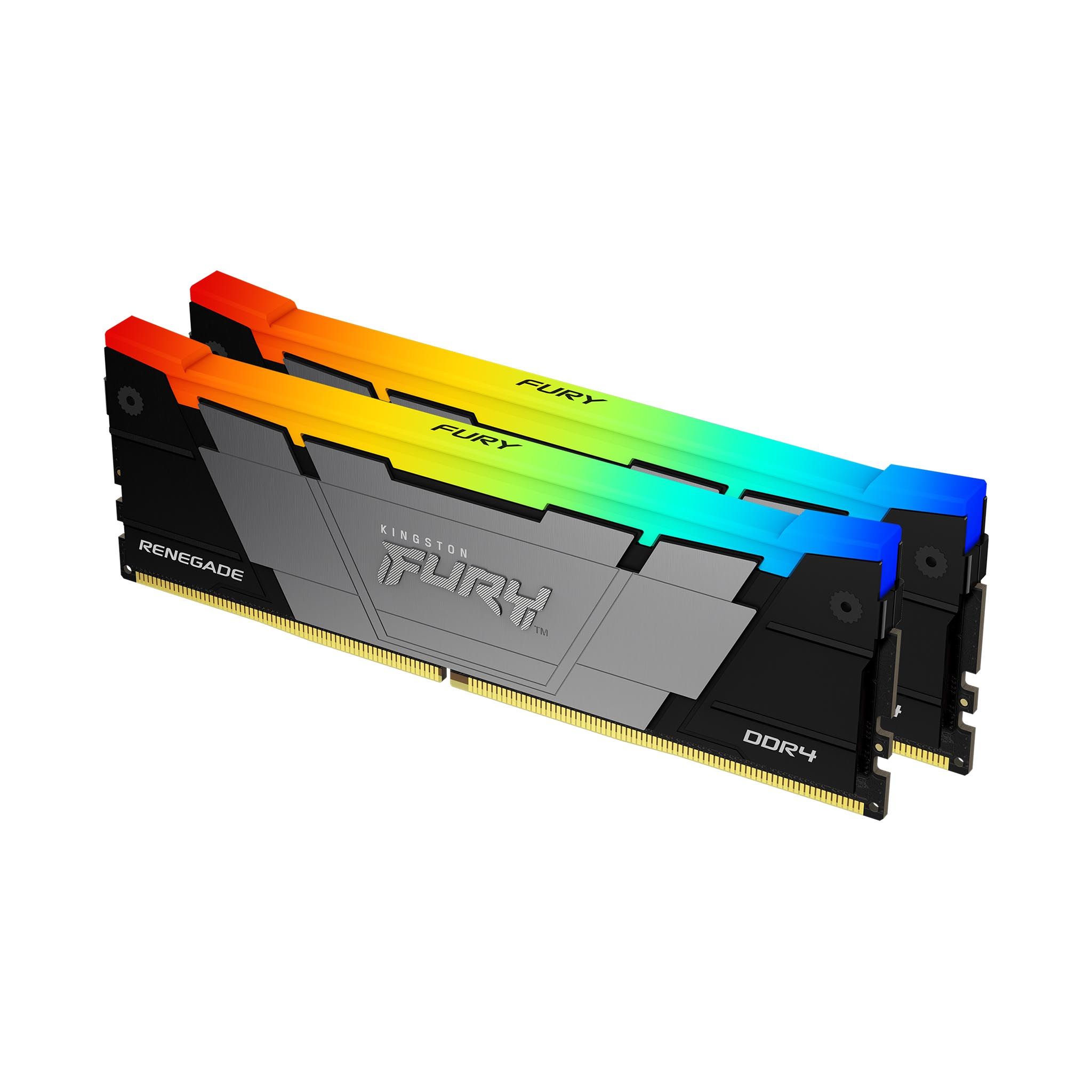 Kingston Technology FURY 16GB 3200MT/s DDR4 CL16 DIMM (set van 2) Renegade RGB