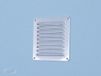 Gavo schoepenrooster 650x65mm - 1-6506W - buitenrooster - aluminium - wit