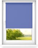 Fart Produkt time4blinds mini rollo basic - Rolgordijn - Niet-invasief - Raamrolgordijn binnen zonder boren - Niet-invasieve handgrepen - Dimmen rollo - 1100x1000mm Koningsblauw - Bediening aan de Rechterkant