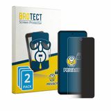 BROTECT - privacy screenprotector voor Vivo Y21d - Folie Beschermfolie Blauwlichtfilter 2 Stuks
