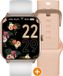 Ice Watch Ice Smart - Ice 1.0 - Rg - 2 Bands - White - Nude 022436 Horloge