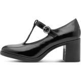 Tamaris Dames Pumps 1-22470-47 001 Zwart Leer Maat 41 EU