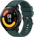 Qubix - Bracelet de montre connectée en silicone - 22mm - Vert foncé - Convient pour Garmin Vivoactive 4 / 4L