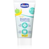 Chicco Dentifrice Fruité dentifrice avec goût pomme/banane, AVEC fluor 1000ppm, 50ml - 6-24m