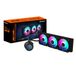 Gigabyte AORUS Waterforce II 360 - Vloeistofkoelsysteem processor - 3x 120 mm ARGB Fans - zwart