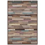 Reclaimed Wood Design Grote 6 Pocket Chart, 26" x 38"
