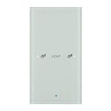 Hager TS SENSOR – Comfort 1 fase glas wit Polar Cónfiguración